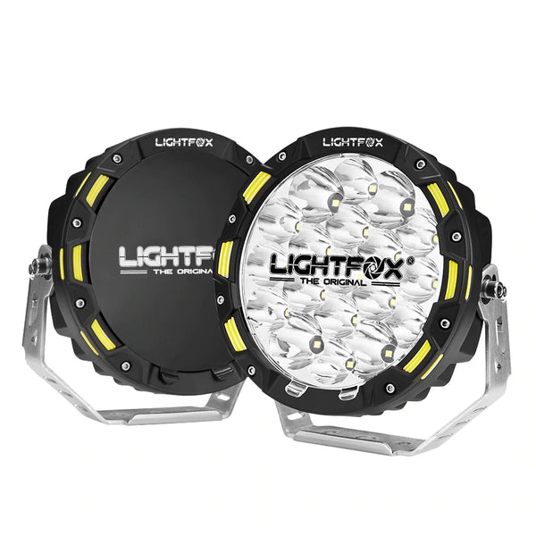 LIGHTFOX 7" LED Driving Light 12,603 (Pair)