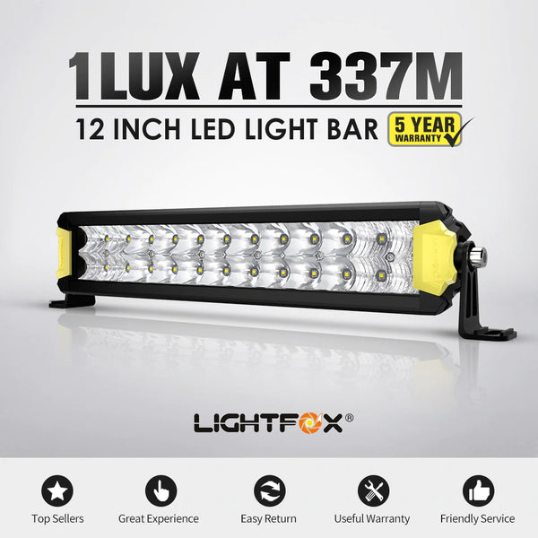Double Row 12inch Osram LED Light Bar 1Lux @ 337m 8,320 Lumens