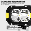 LIGHTFOX 4inch PAIR LED Light Bar 4,600 Lumens