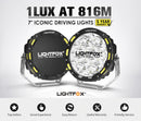 LIGHTFOX 7" LED Driving Light 12,603 (Pair)