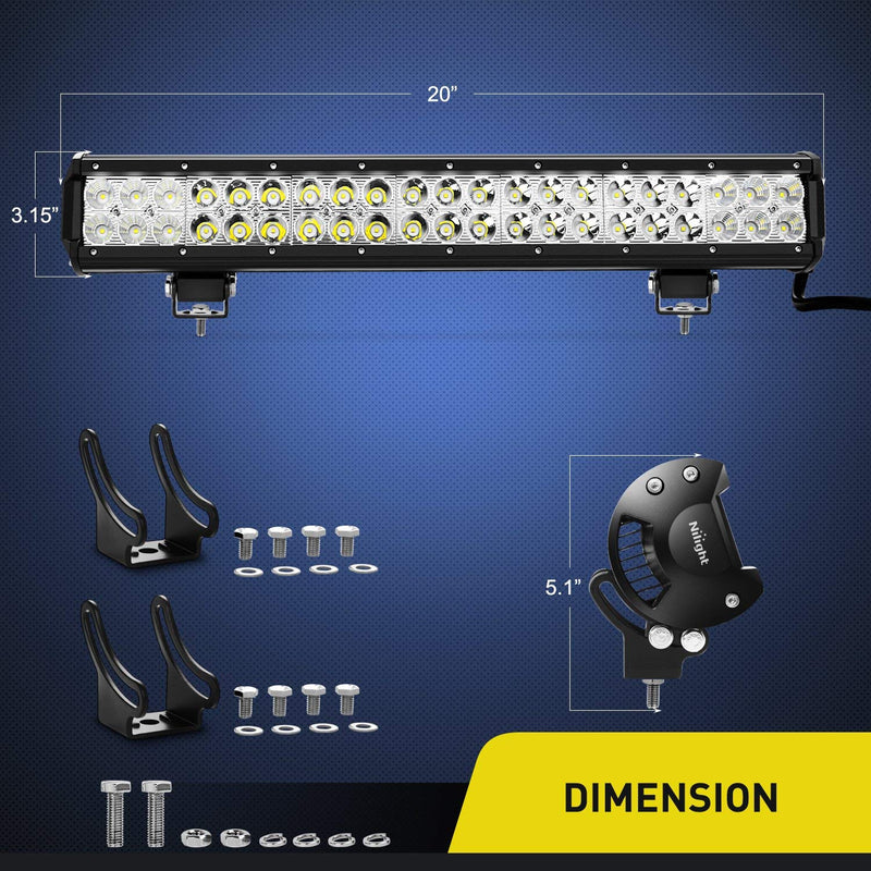 23" 228 WATT Cree Led Light Bar and wiring harness