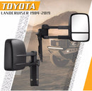 Black Pair Towing Extendable Side Mirrors,Most Models.