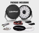 LIGHTFOX Pair 9"CREE LED Driving Spotlights 1lux@1799