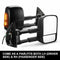 Black Pair Towing Extendable Side Mirrors,Most Models.