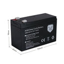 Solar Panel & Rechargeable 12V Battery kit