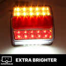 26 LED Tail Lights Brake Indicator Reverse x 2