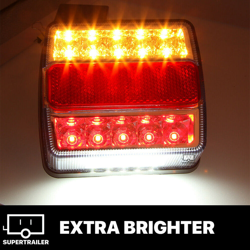 26 LED Tail Lights Brake Indicator Reverse x 2