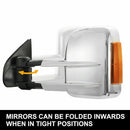 CHROME Pair Towing Extendable Side Mirrors,All Models