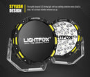 Light Fox Pair 9"CREE LED Driving Spotlights 1lux@1.15KM