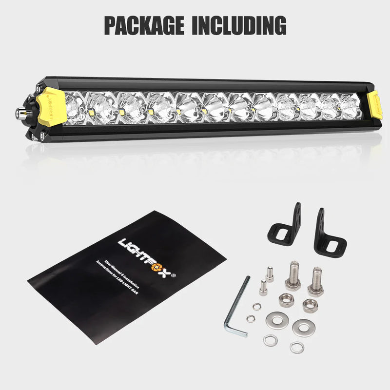 Single Row 14inch Osram LED Light Bar 1Lux 319m 7 548 Lumens