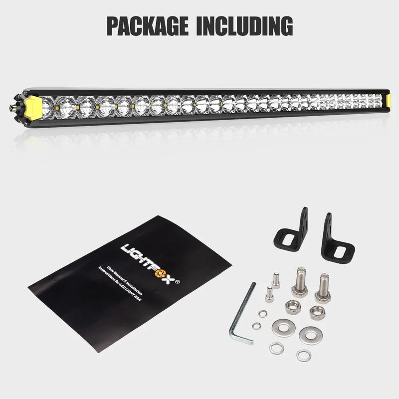 Single Row 28inch Osram LED Light Bar 1Lux 494m 17 612 Lumens