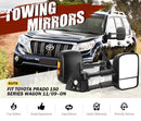 Black Pair Towing Extendable Side Mirrors,Most Models.