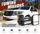 Black Pair Towing Extendable Side Mirrors,Most Models.